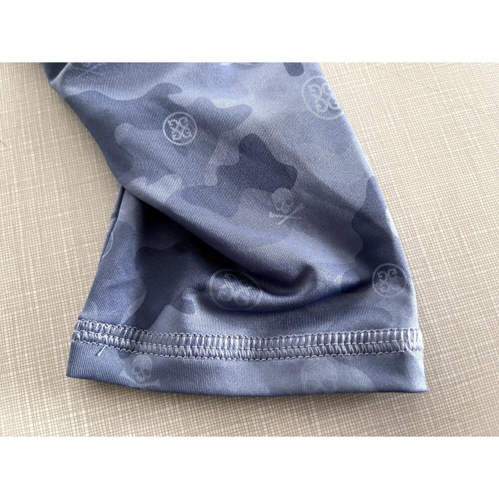 G/Fore Sz L Icon Camo Tech 1/4 Zip Pullover Top Stretch Tennis Pickleball Golf - Picture 8 of 12